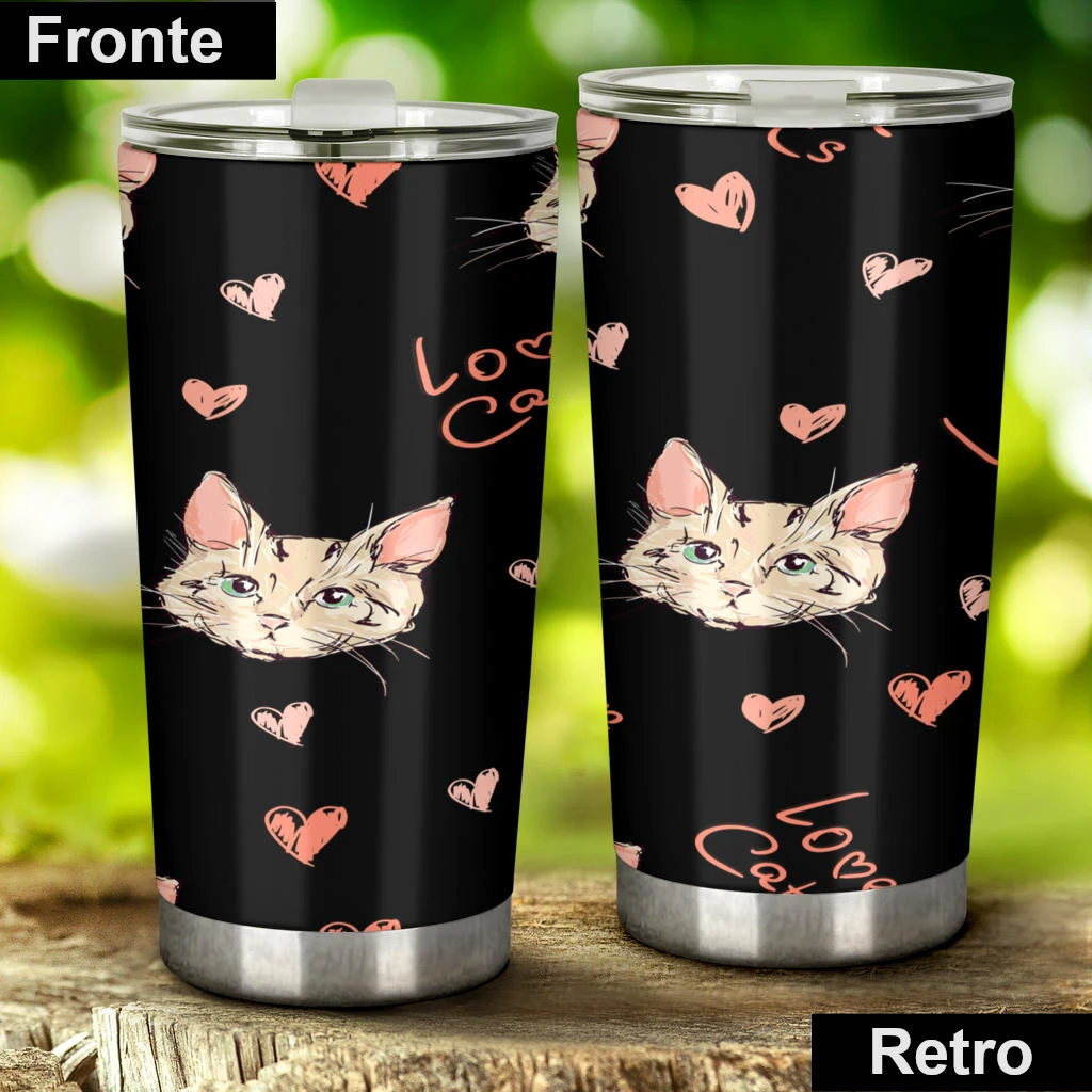 Gatto - Bicchierone Termico ( Tumbler ) 60 cl. -