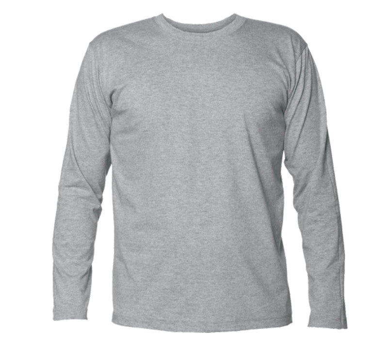 T-shirt Unisex manica lunga Grigio