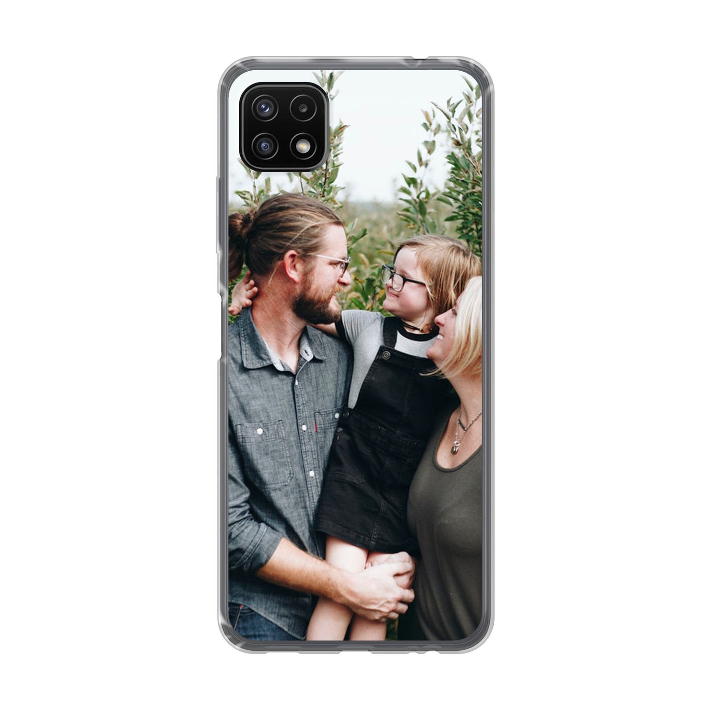Samsung Galaxy A22 5G Cover Morbida Trasparente - Stampa sul Retro -