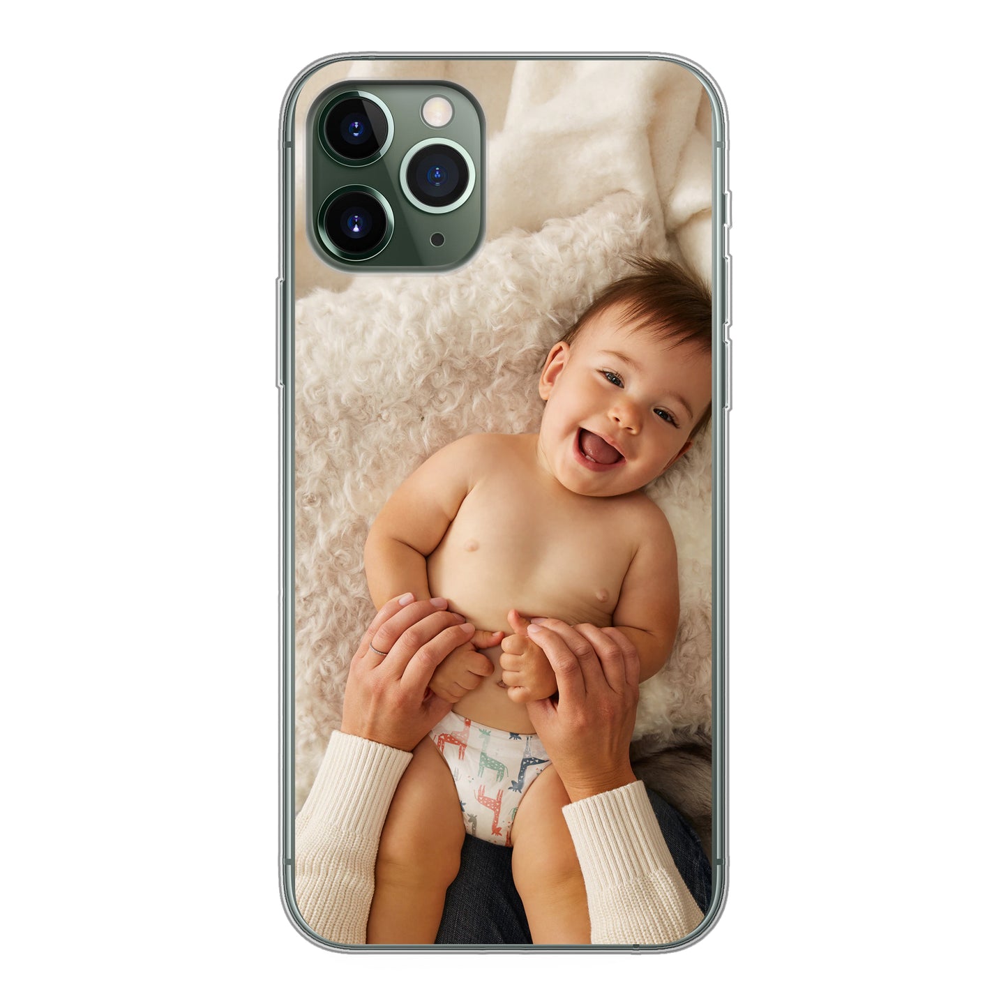 Apple iPhone 11 Pro Cover Morbida Trasparente - Stampa sul Retro
