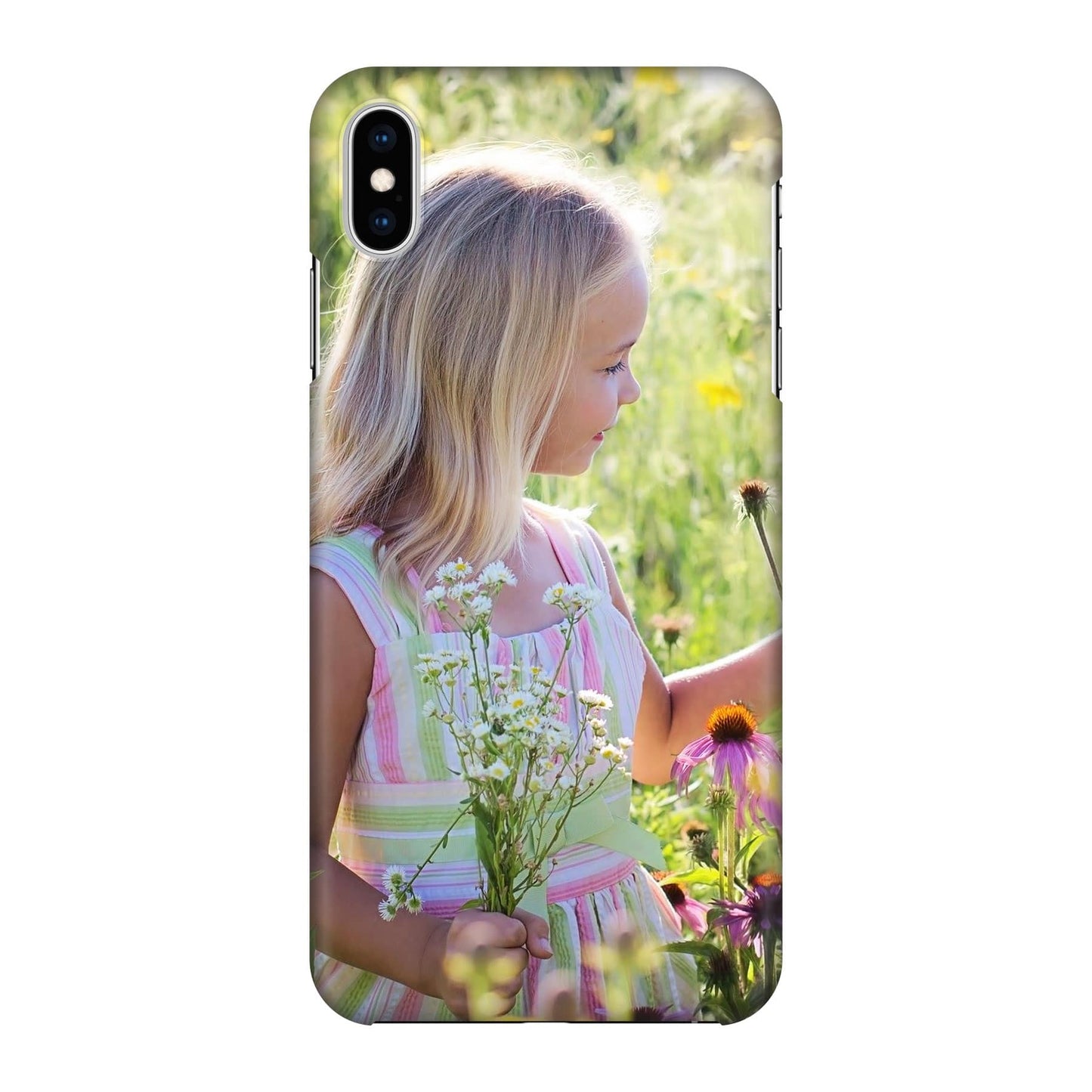 Apple iPhone Xs Max Cover Rigida Lucida - Stampa su tutta la Superficie, Retro e Lati