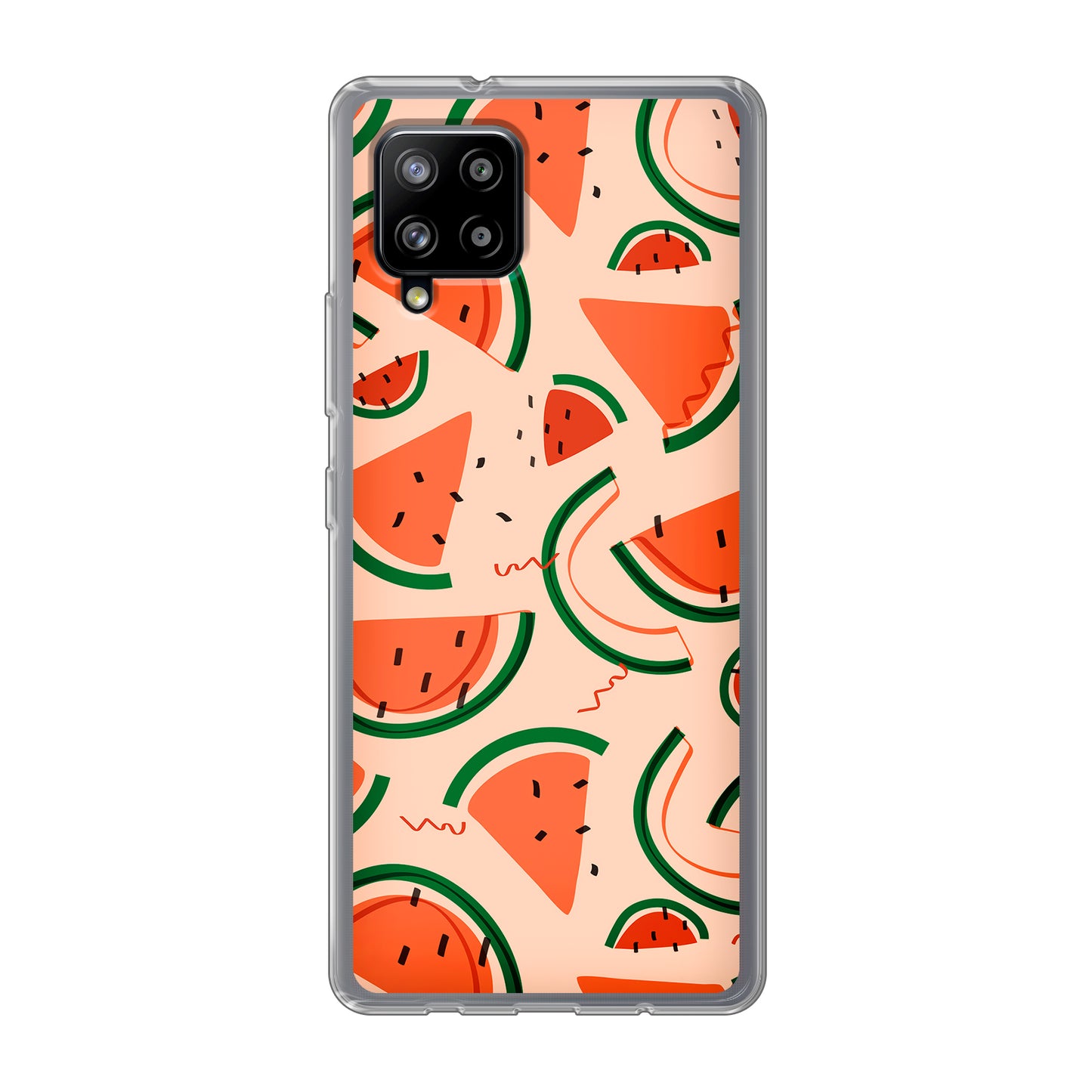 Samsung Galaxy A42 5G Cover Morbida Trasparente - Stampa sul Retro -