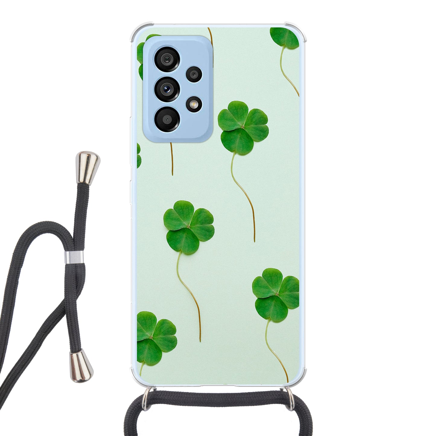 Samsung Galaxy A53 5G Cover trasparente con Cinturino per Tracolla – Stampa sul retro –