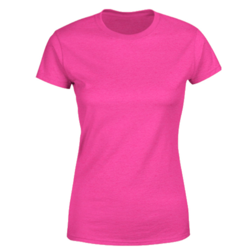 T-Shirt Donna Girocollo Rosa