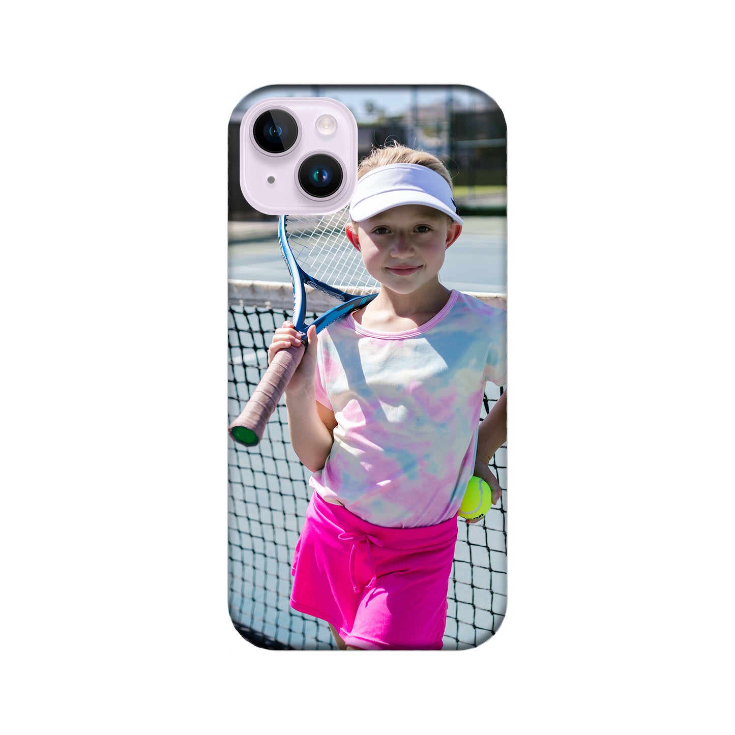 Apple iPhone 14 Plus Cover Rigida Lucida con inserto in Gomma - Stampa 100% su Retro e Lati