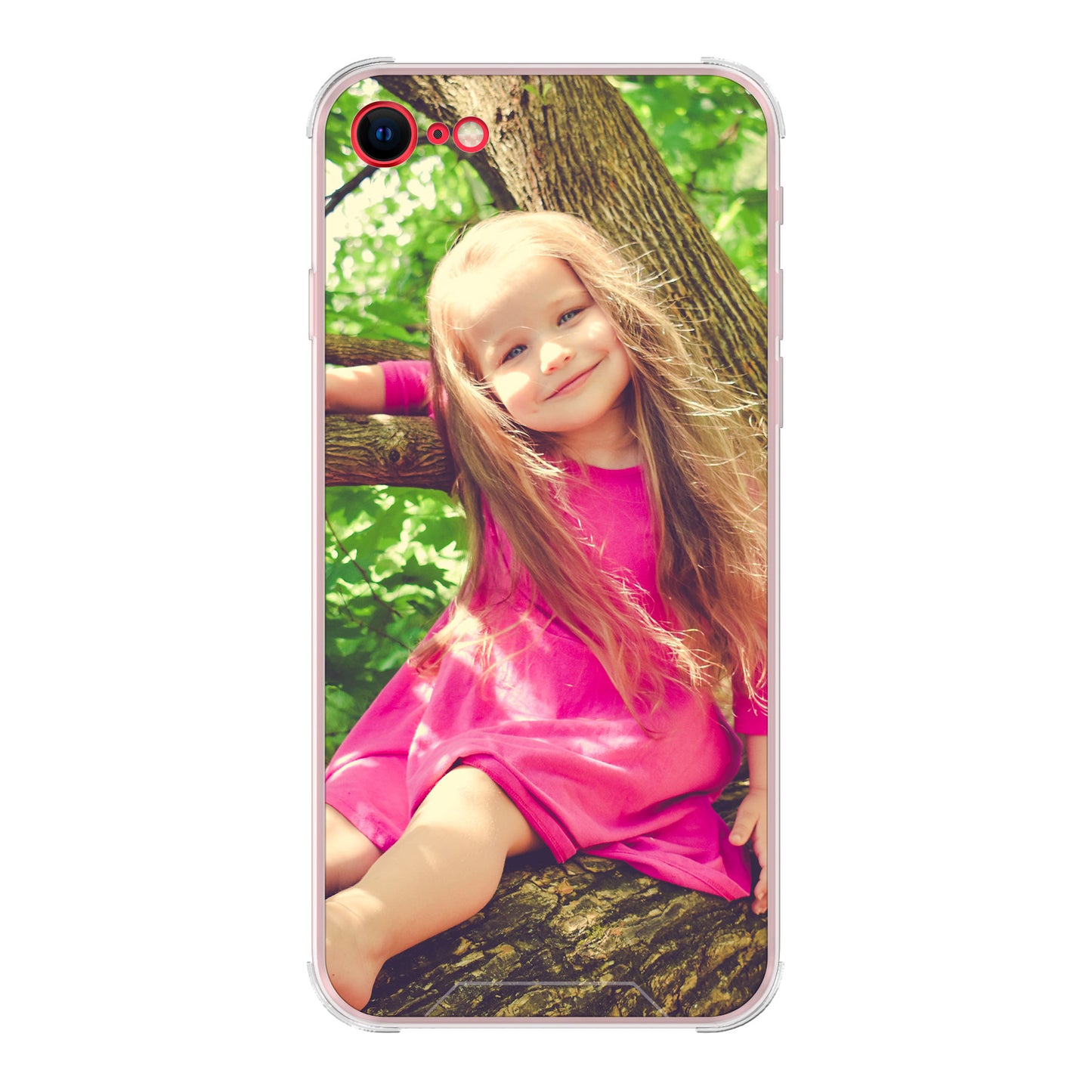 Apple iPhone 7 / 8 / SE (2020) / SE (2022) Cover Bumper Trasparente - Stampa sul retro