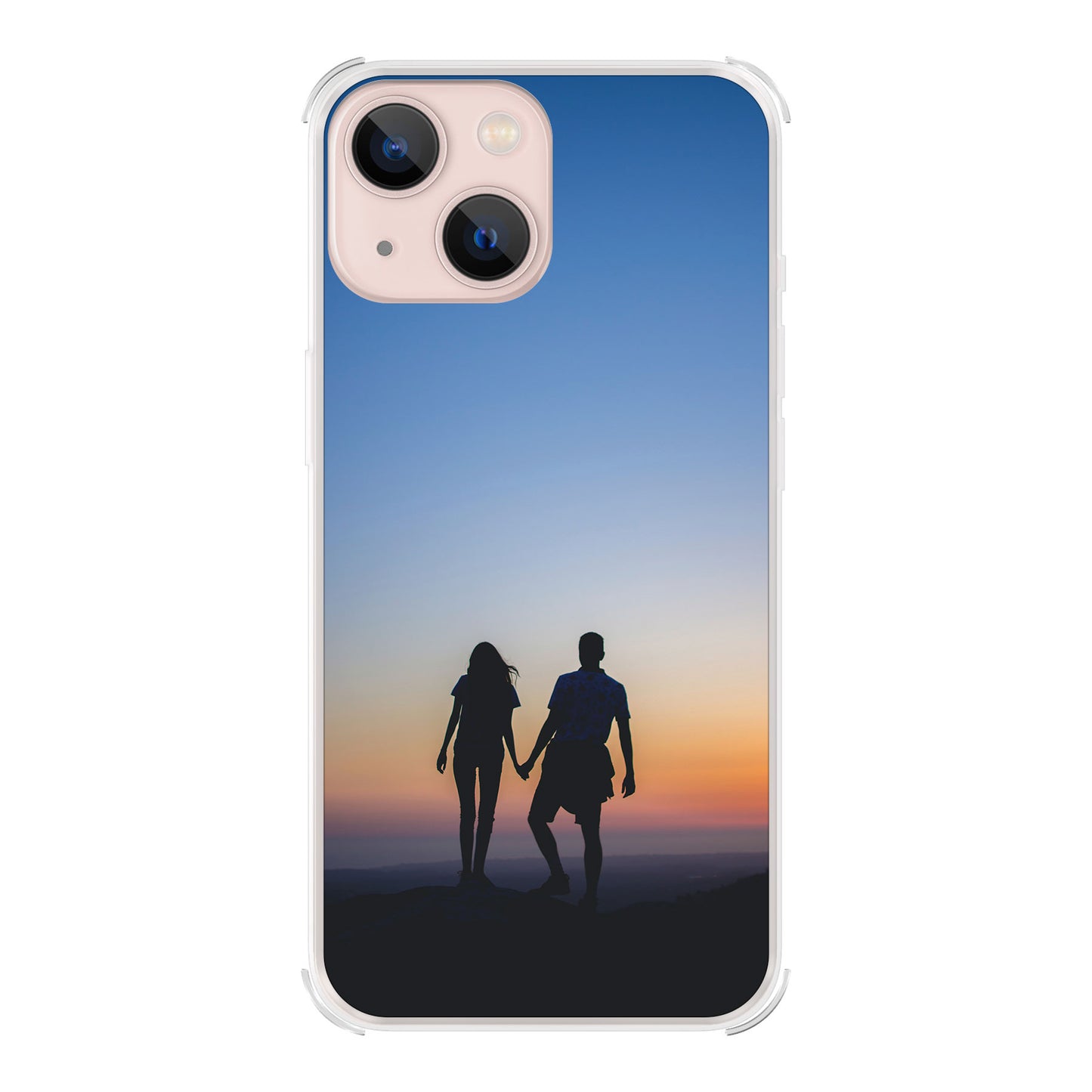 Apple iPhone 13 mini Cover Bumper Trasparente - Stampa sul retro