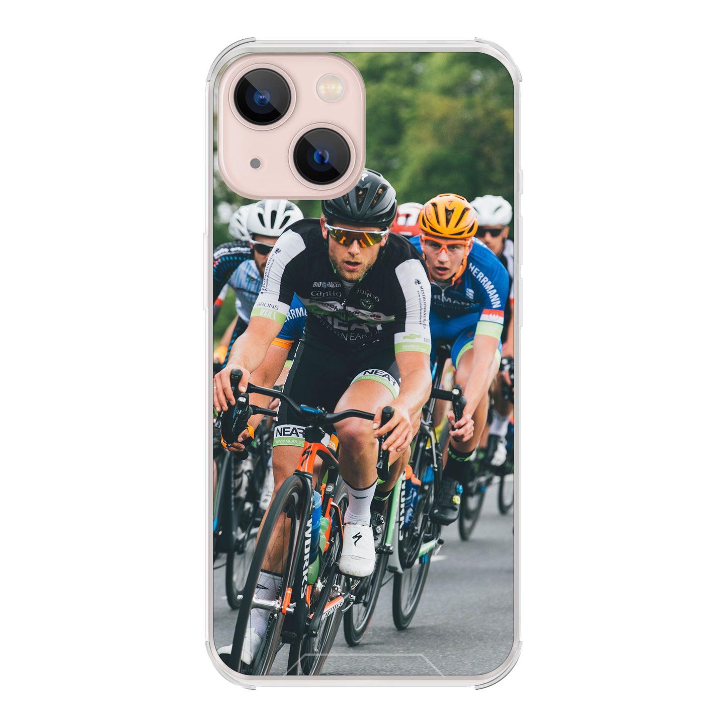 Apple iPhone 13 Cover Bumper Trasparente - Stampa sul retro