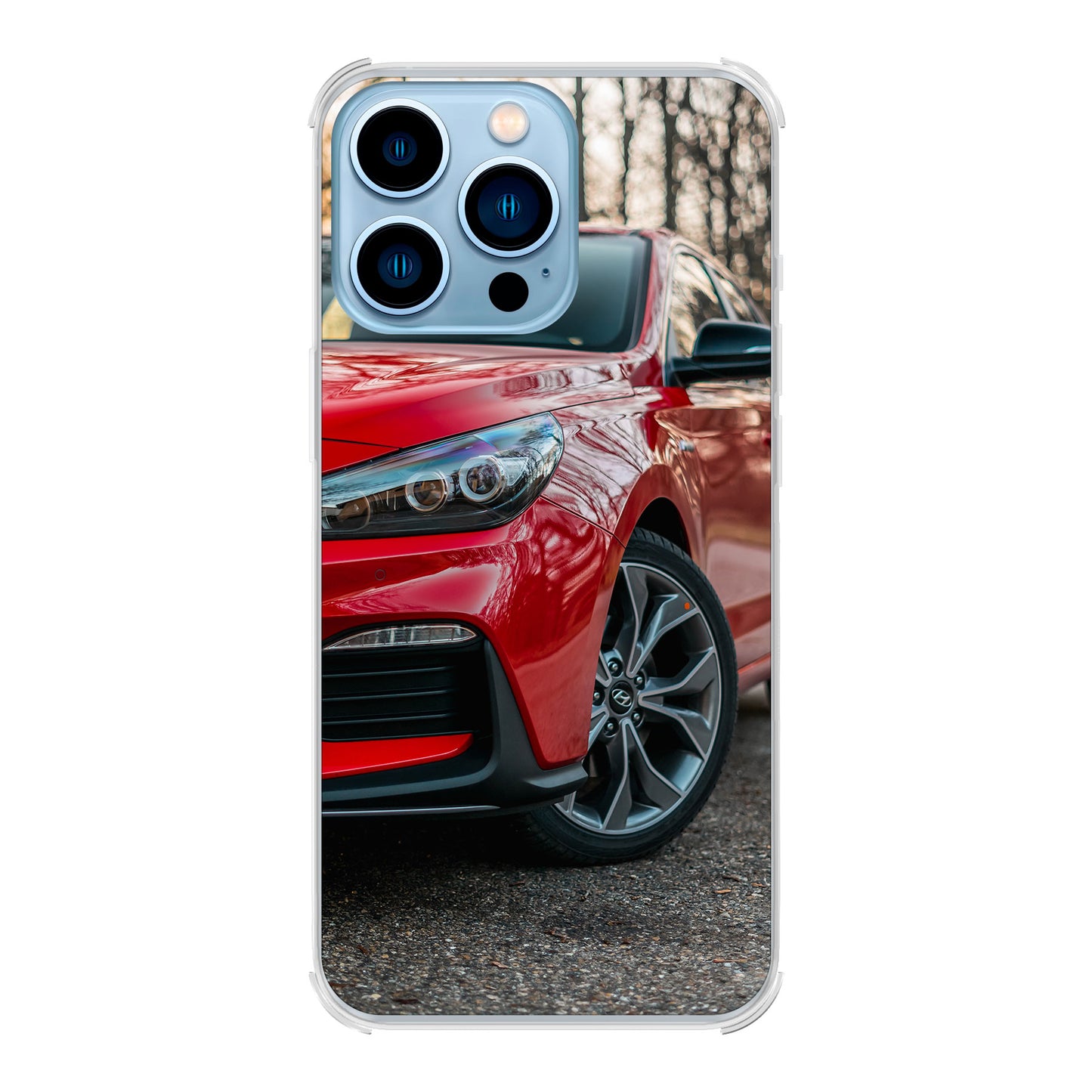 Apple iPhone 13 Pro Cover Bumper Trasparente - Stampa sul retro