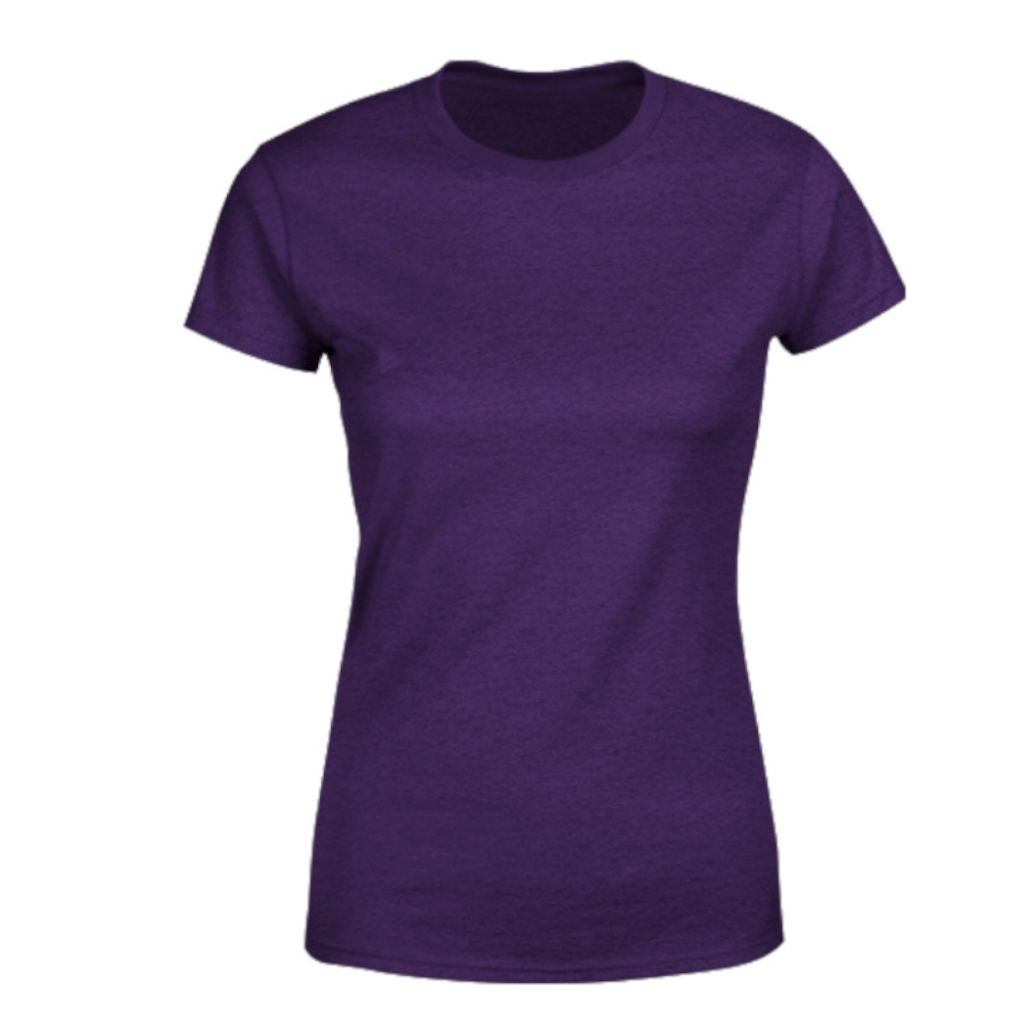 T-Shirt Donna Girocollo Viola