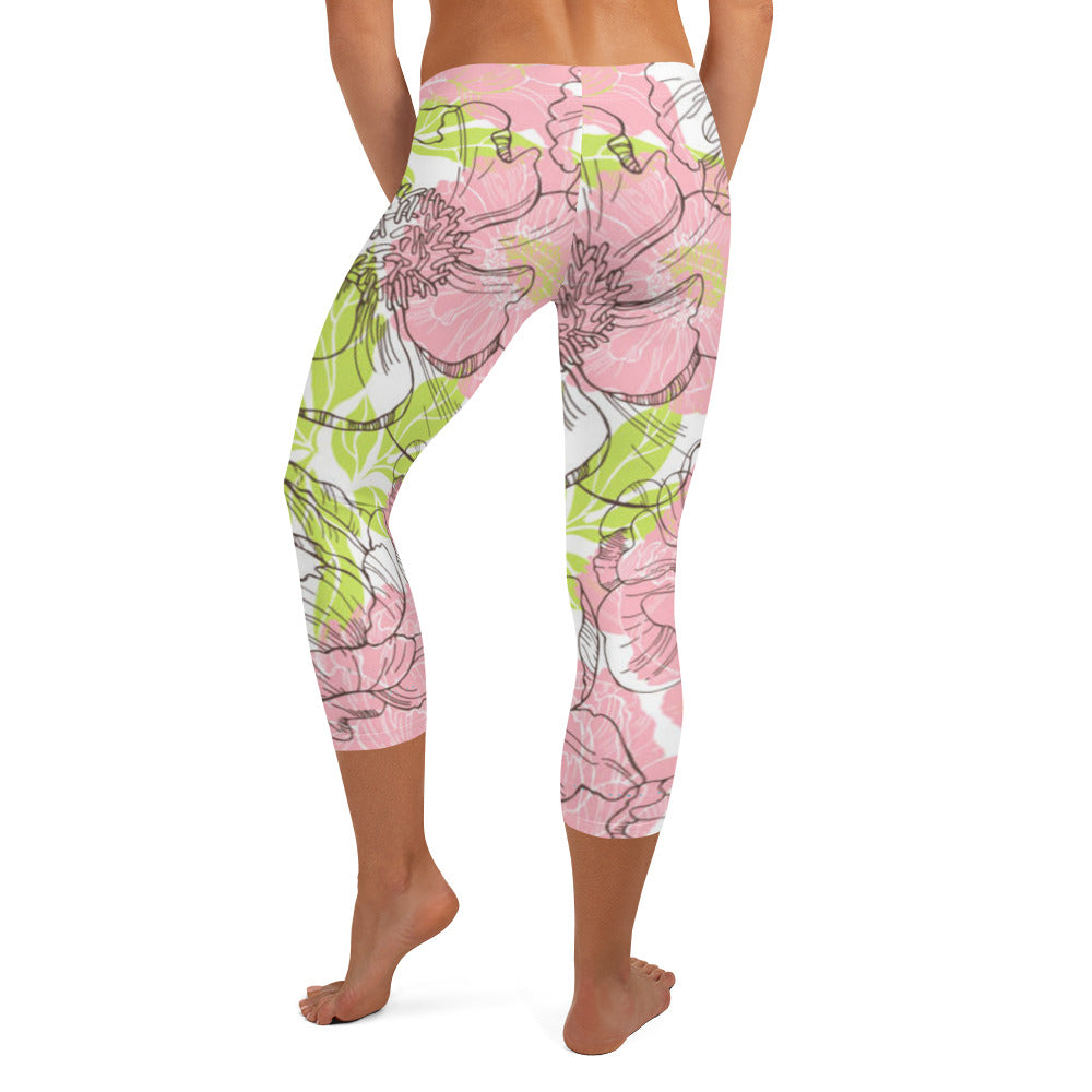Fantasia di Fiori - Capri Leggings -
