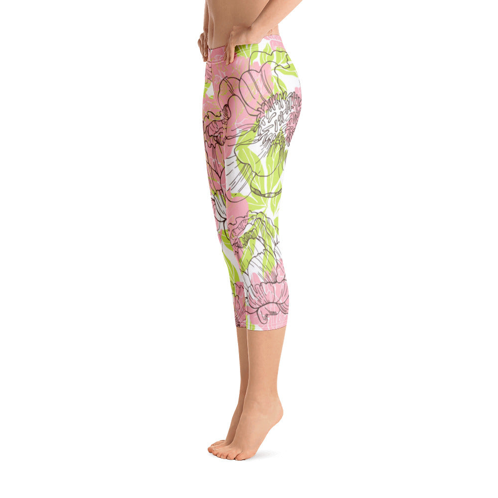 Fantasia di Fiori - Capri Leggings -