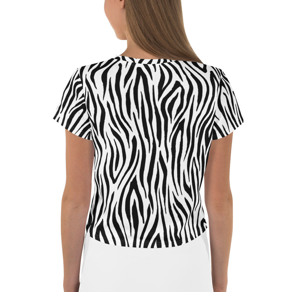 Zebra - Crop Tee -