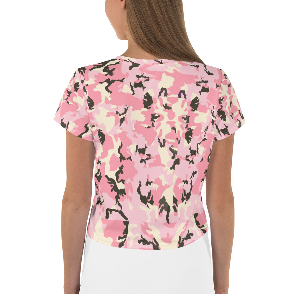 Camo Rosa - Crop Tee -