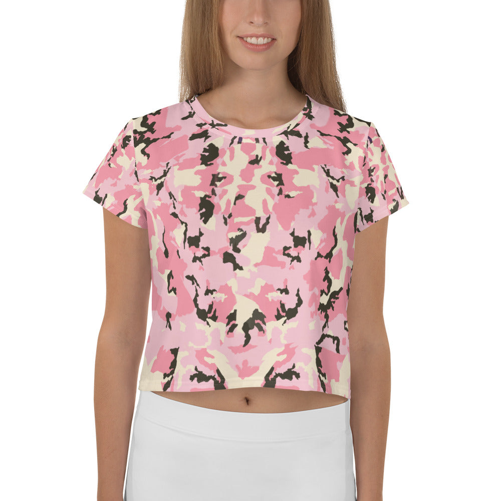 Camo Rosa - Crop Tee -