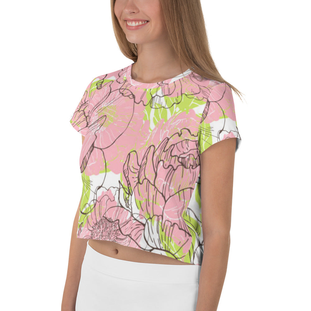Fantasia di Fiori - Crop Tee -