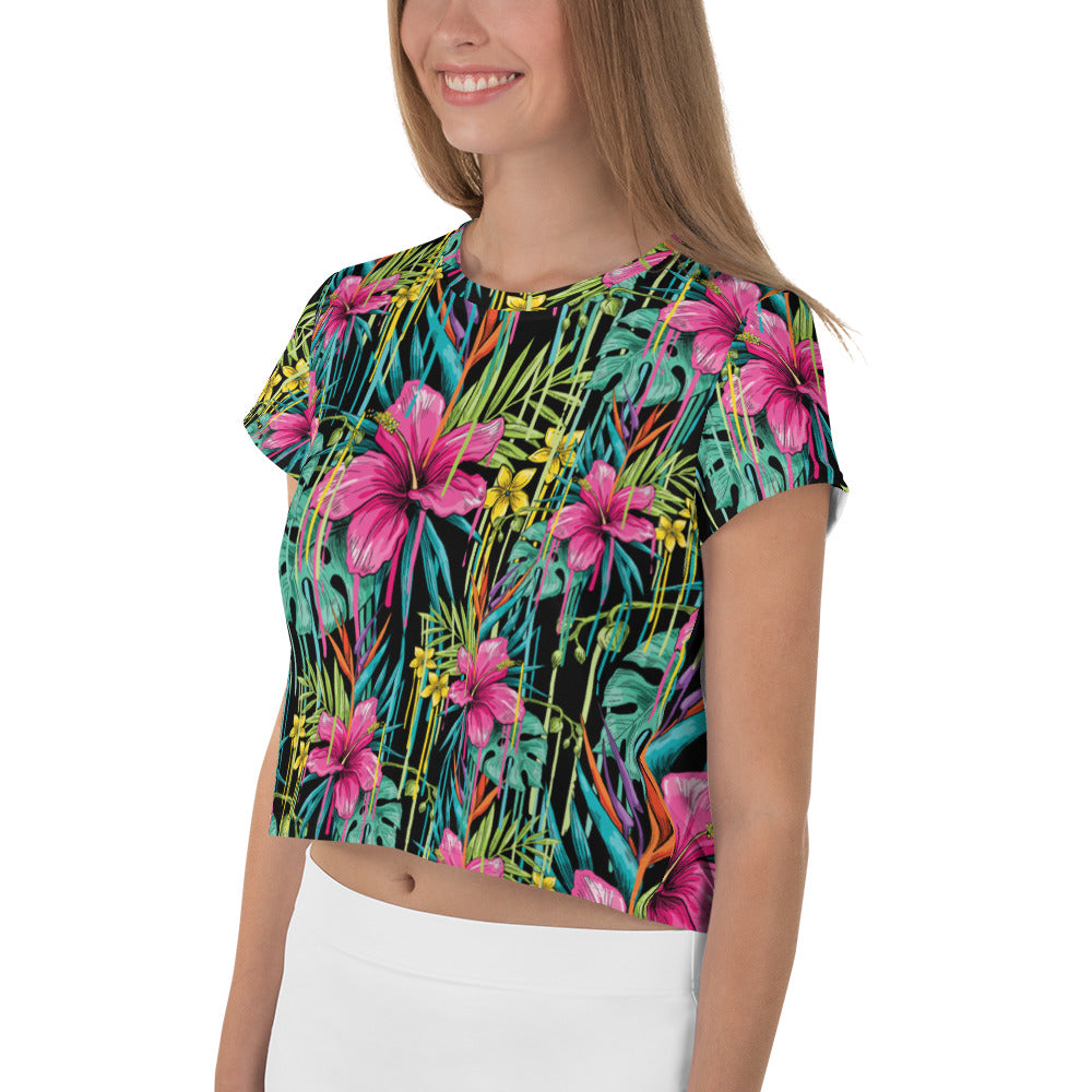 Rose - Crop Tee -
