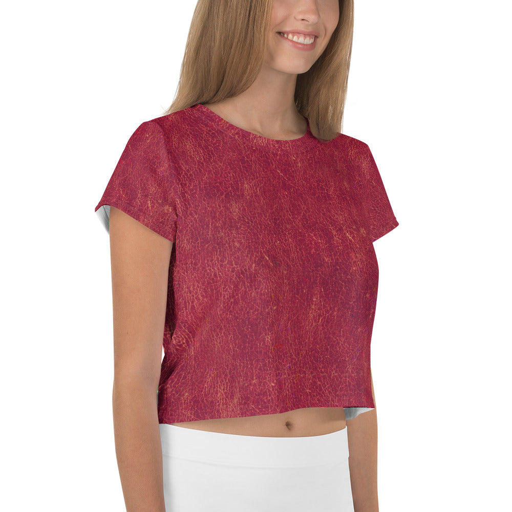 Rosso Pompei - Crop Tee -