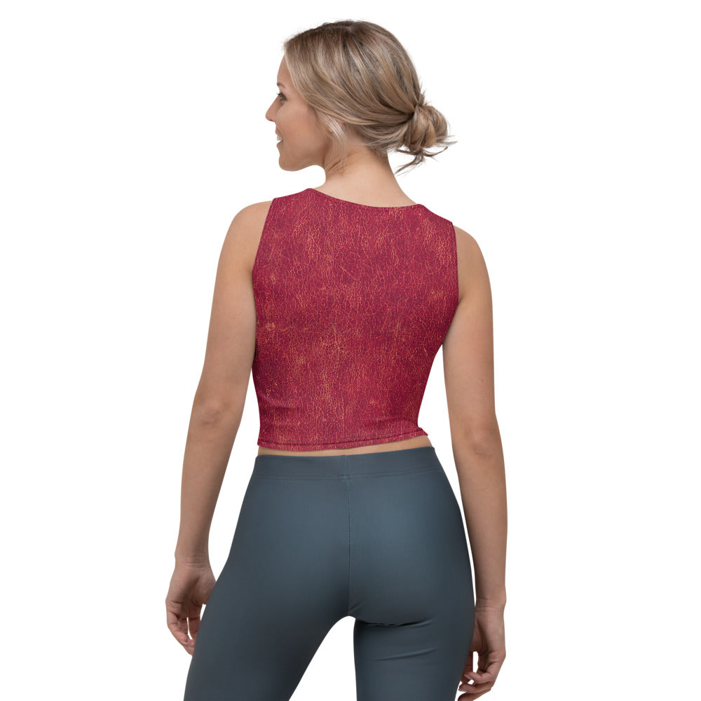 Rosso Pompei - Crop Top -