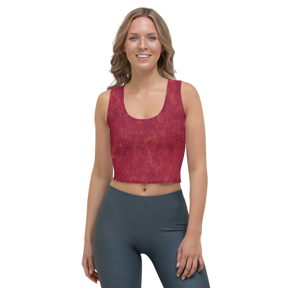 Rosso Pompei - Crop Top -