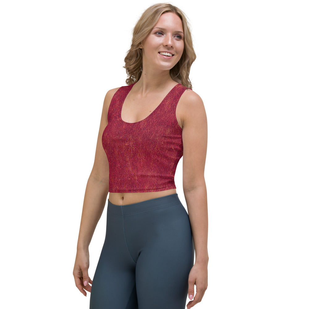 Rosso Pompei - Crop Top -