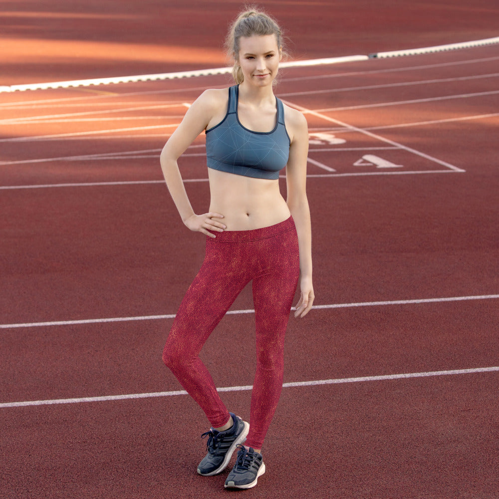 Rosso Pompei - Leggings -