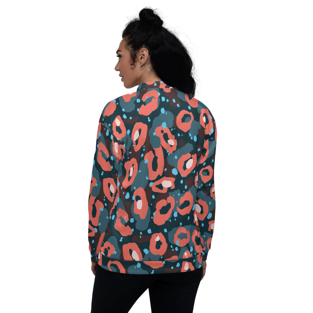 Leopardo Rosso - Giacca Bomber Unisex -