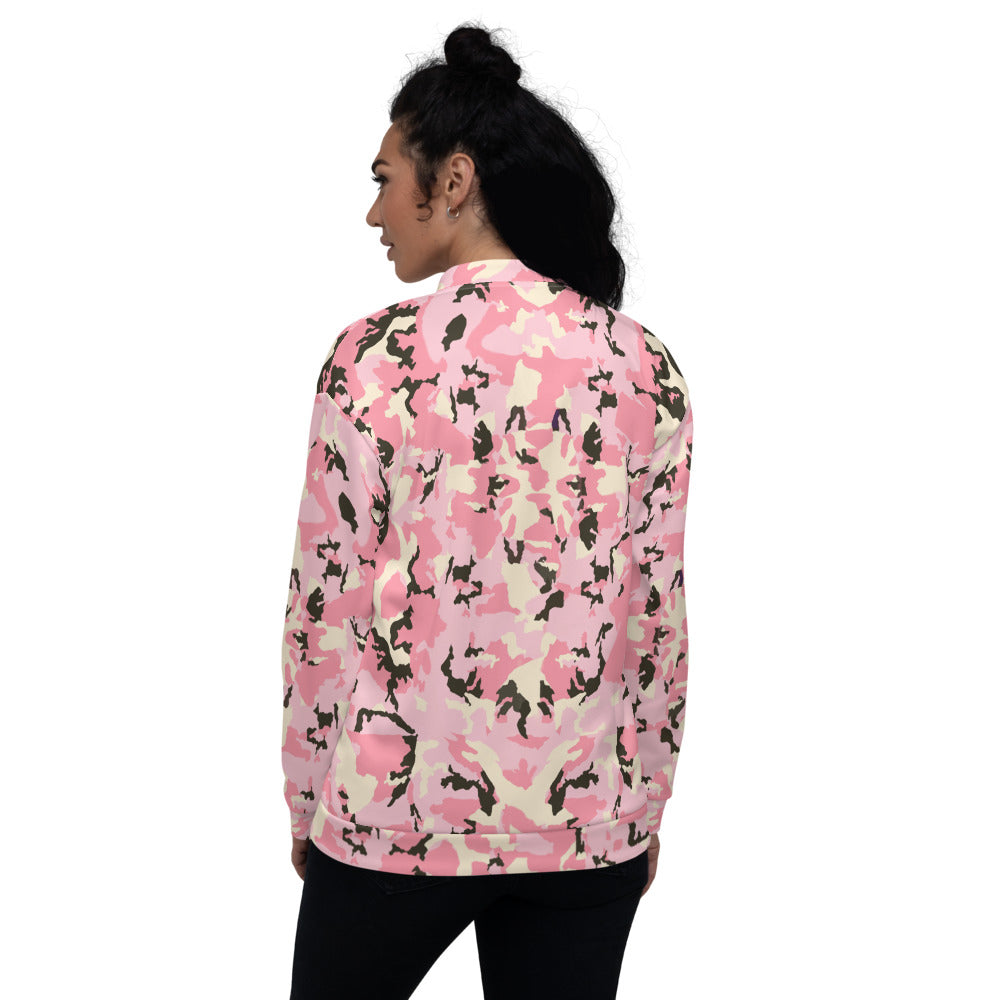 Camo Rosa - Giacca Bomber Unisex -