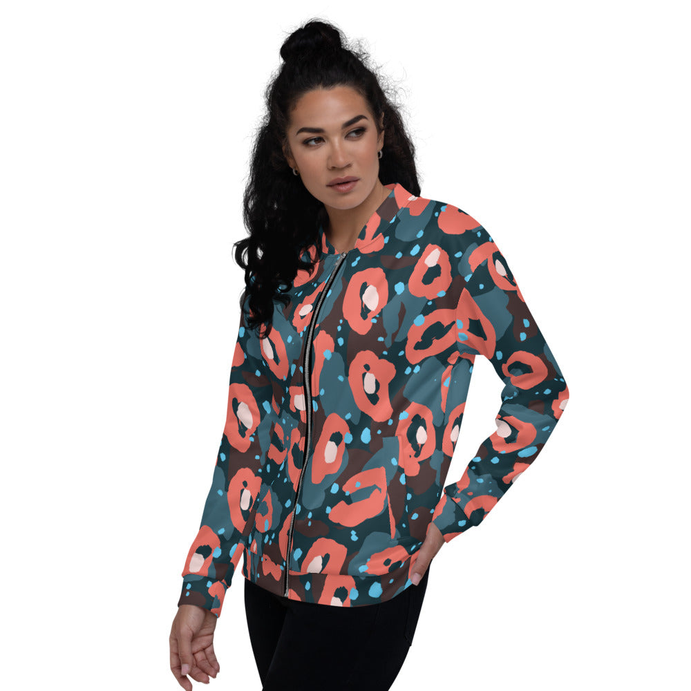 Leopardo Rosso - Giacca Bomber Unisex -