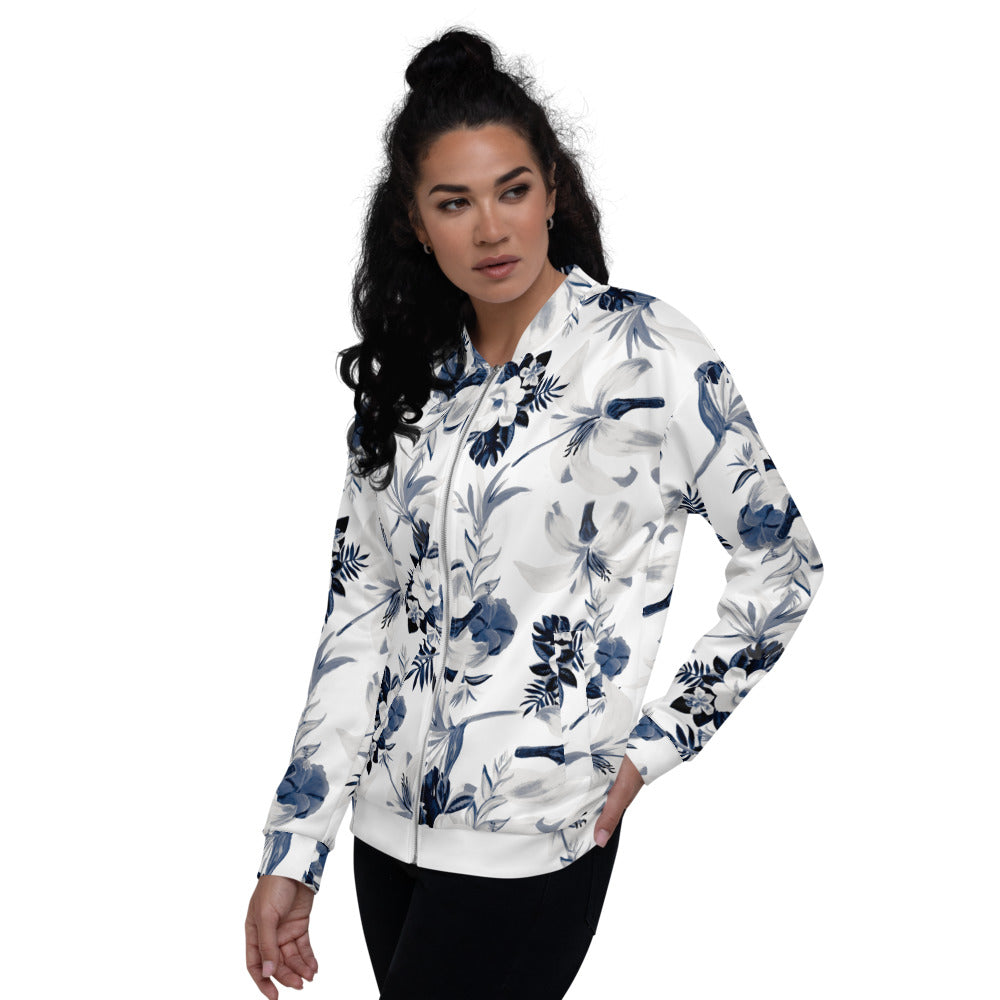 Bianco e Nero - Giacca Bomber Unisex -