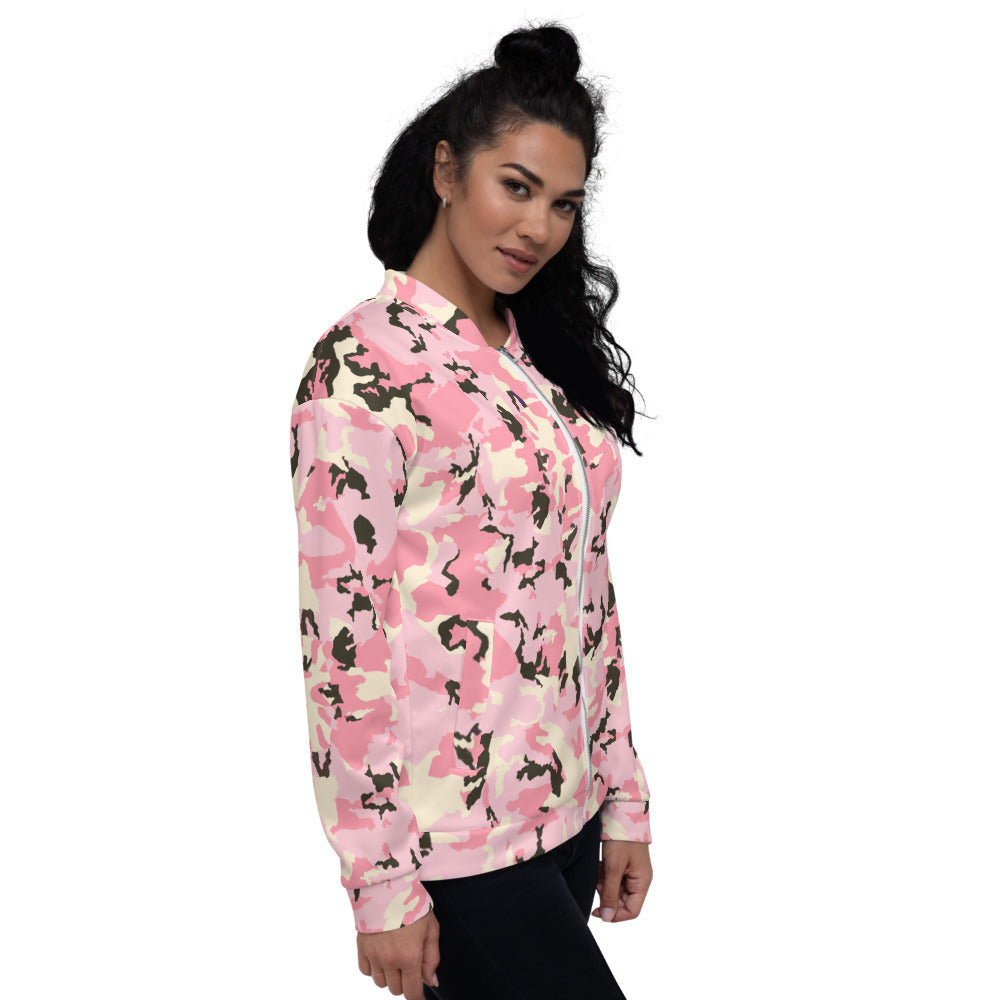 Camo Rosa - Giacca Bomber Unisex -