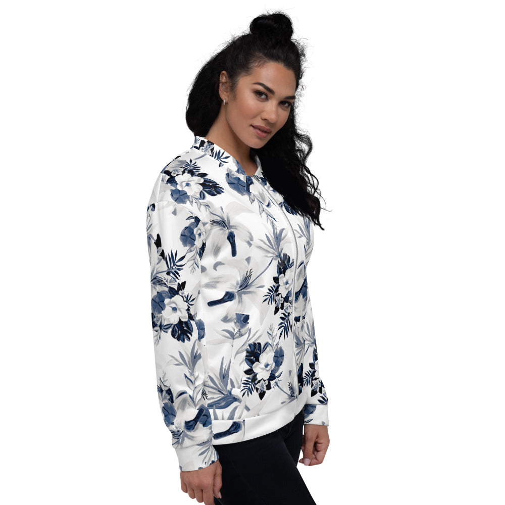 Bianco e Nero - Giacca Bomber Unisex -