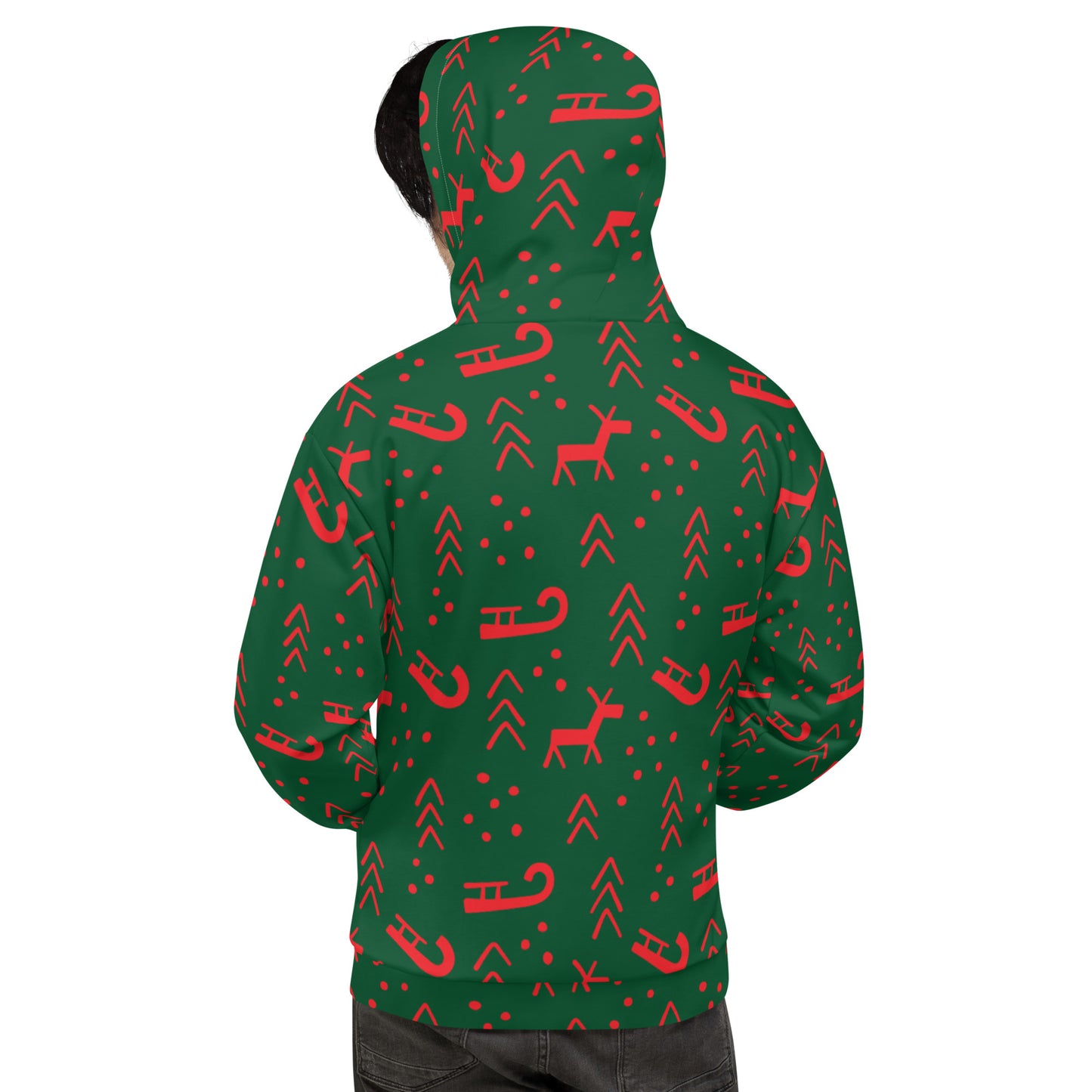 Natale - Felpa Unisex con Cappuccio -