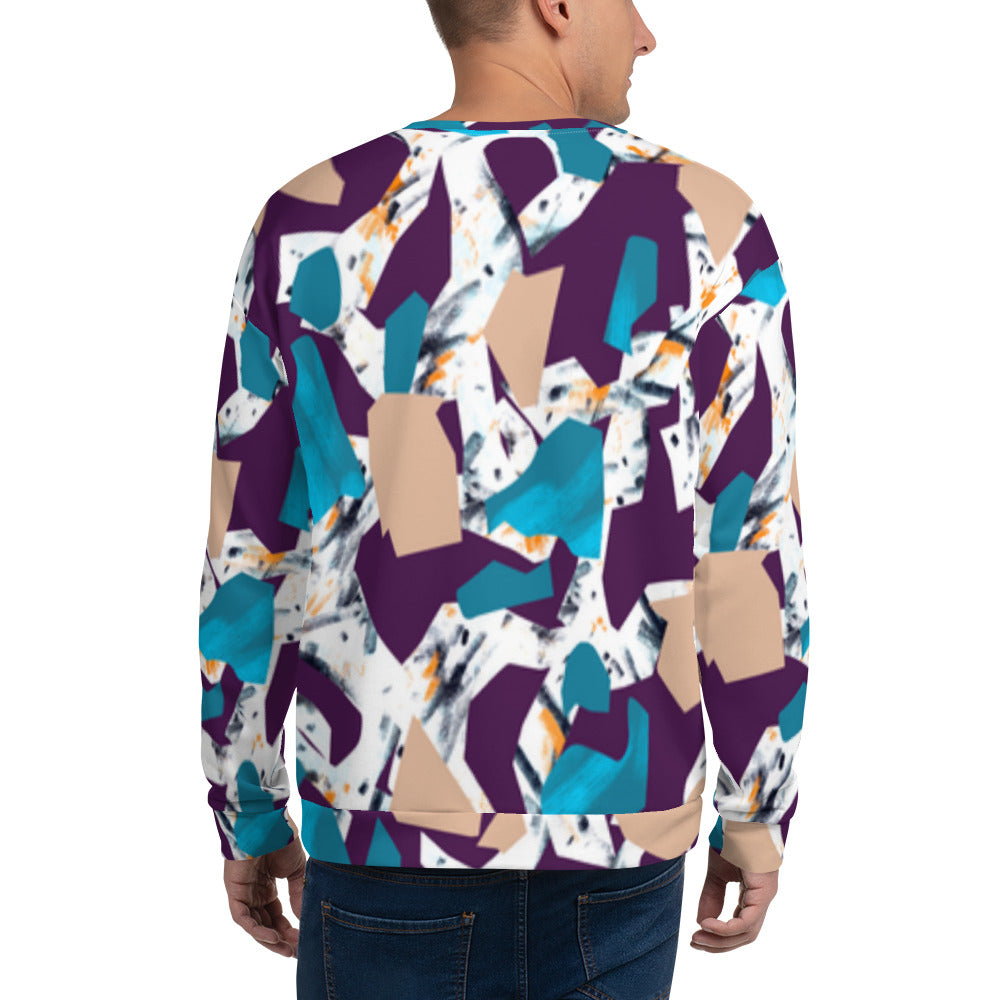 Astratto - Felpa Unisex Girocollo