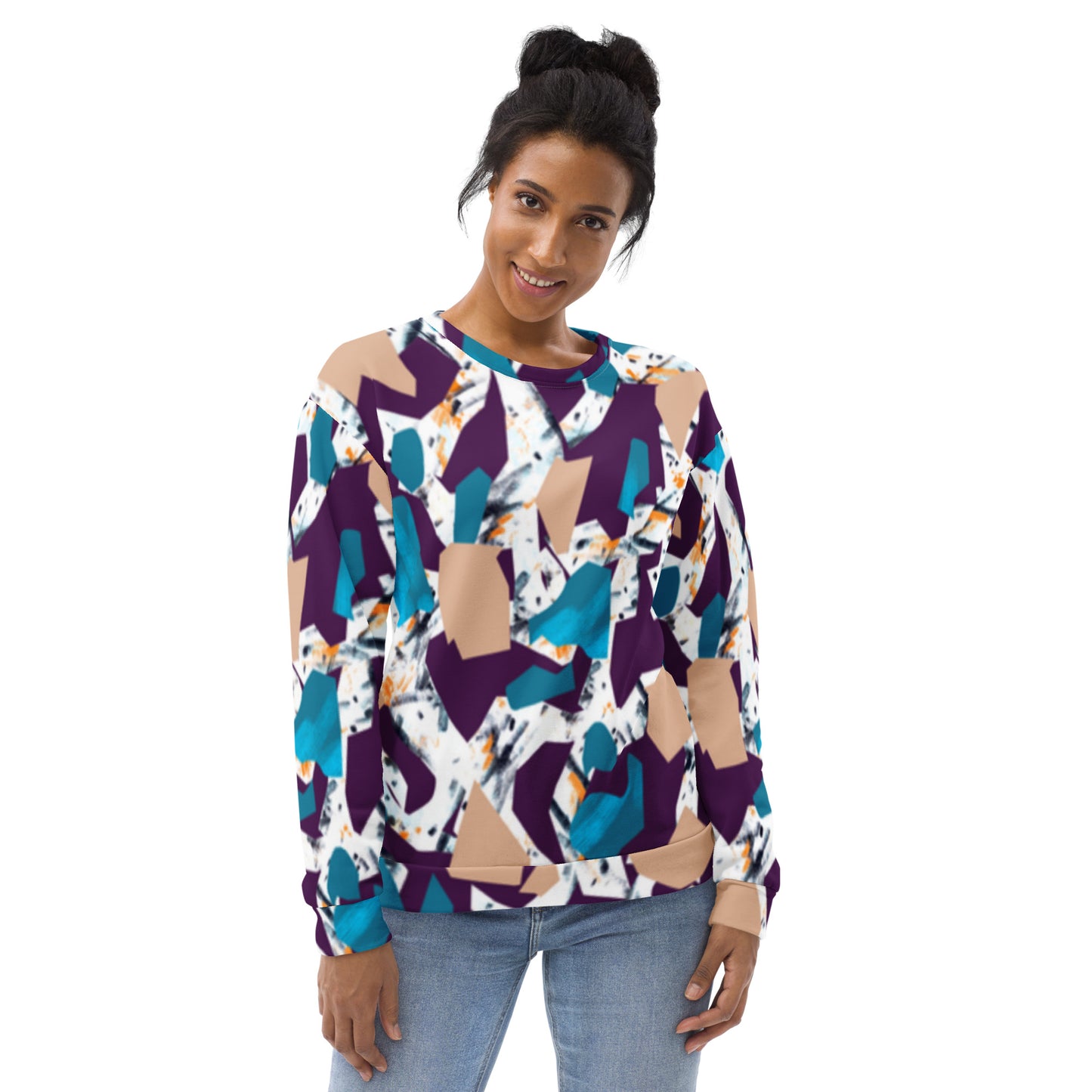 Astratto - Felpa Unisex Girocollo