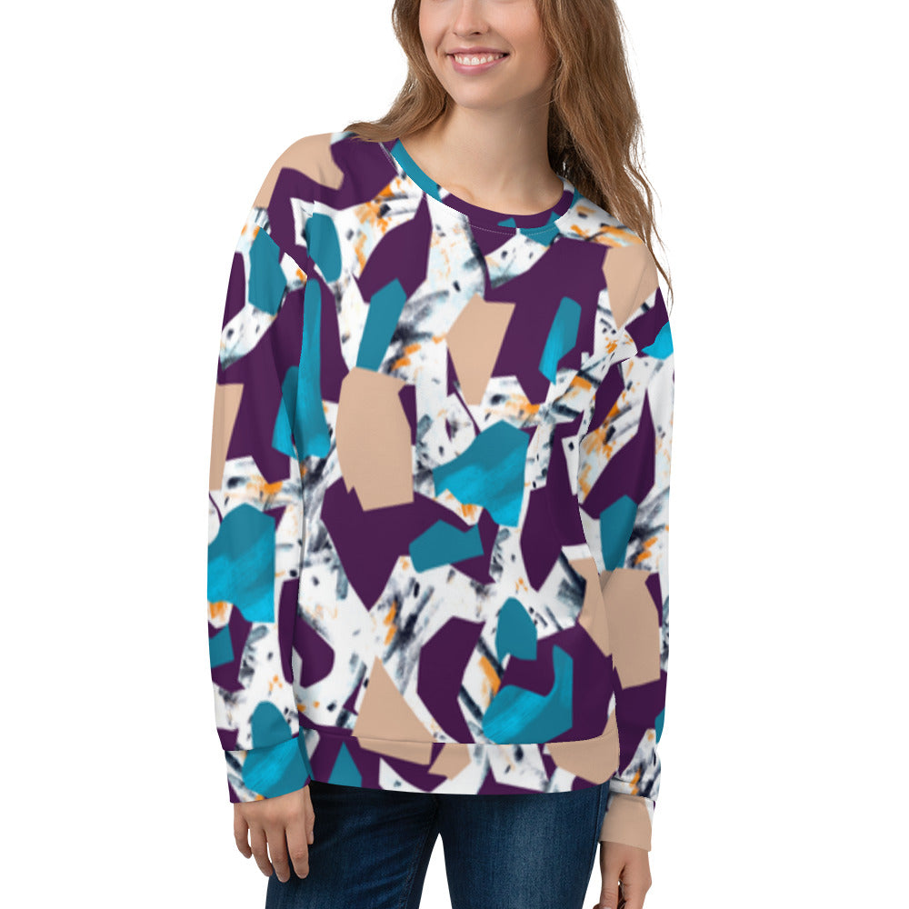 Astratto - Felpa Unisex Girocollo
