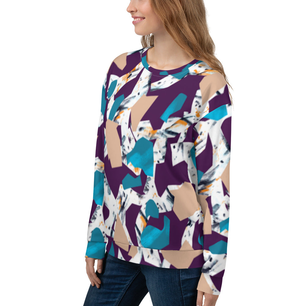 Astratto - Felpa Unisex Girocollo