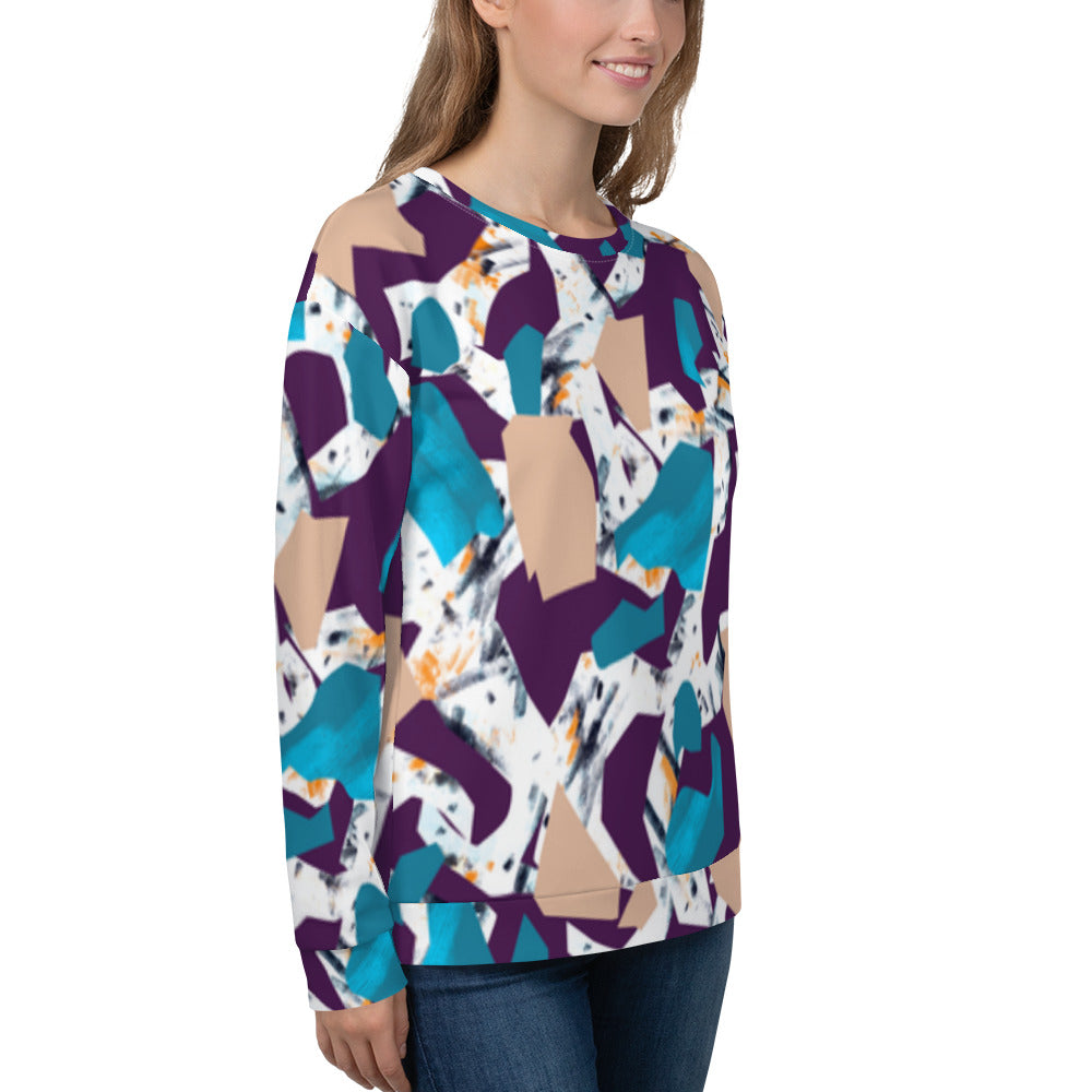 Astratto - Felpa Unisex Girocollo
