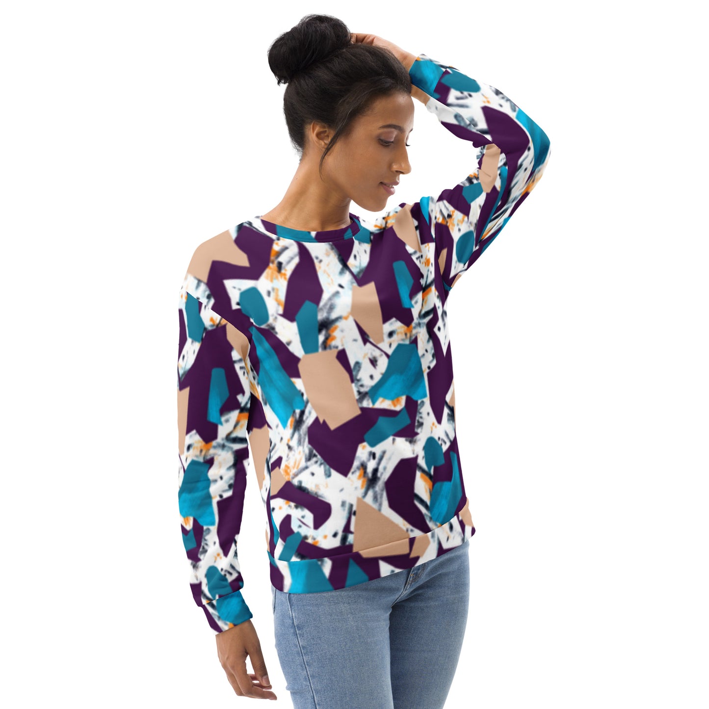 Astratto - Felpa Unisex Girocollo