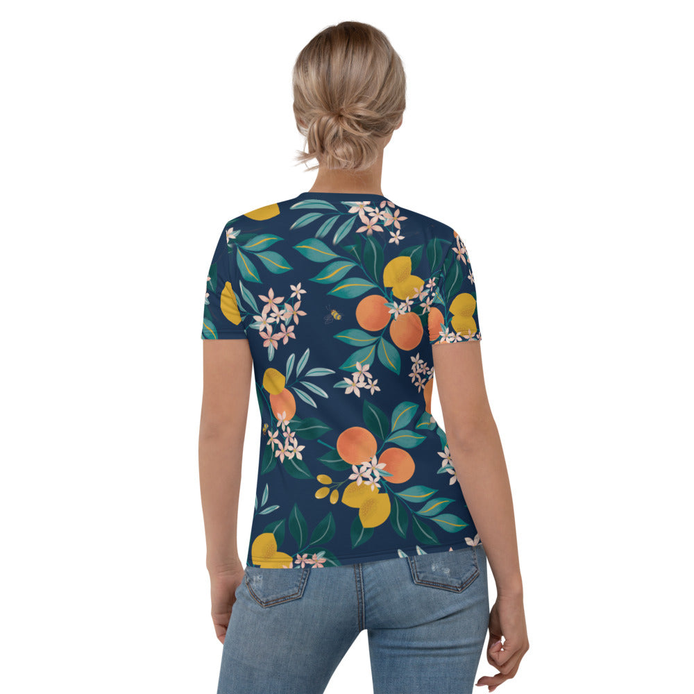 Agrumi - T-Shirt Girocollo Donna -