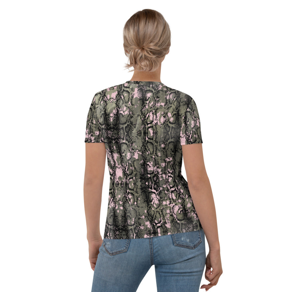 Macchie Rosa - T-Shirt Girocollo -