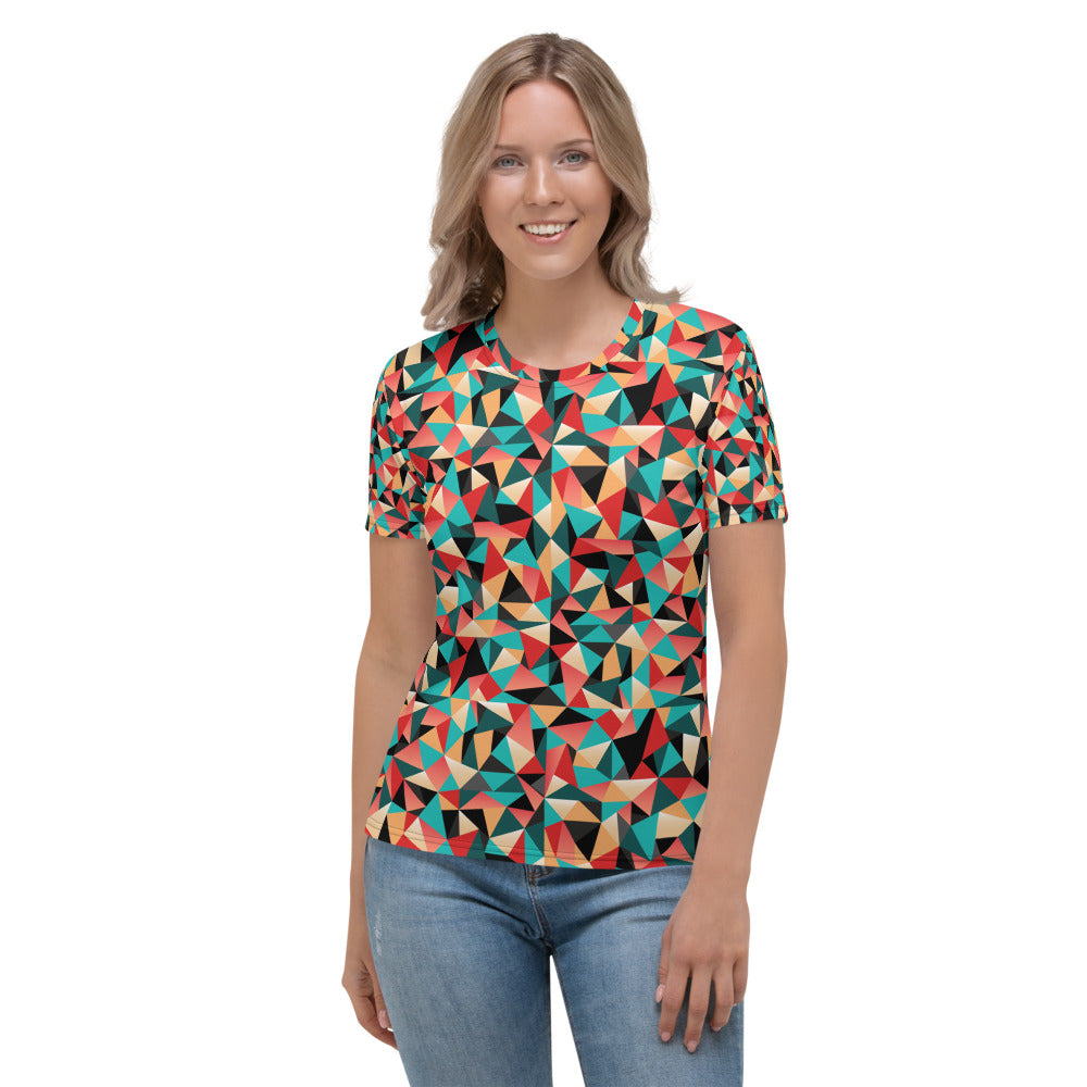 Caleidoscopio - T-Shirt Girocollo Donna -