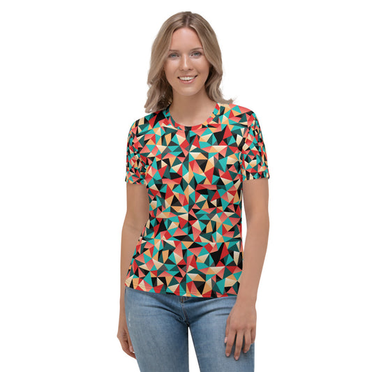 Caleidoscopio - T-Shirt Girocollo Donna -