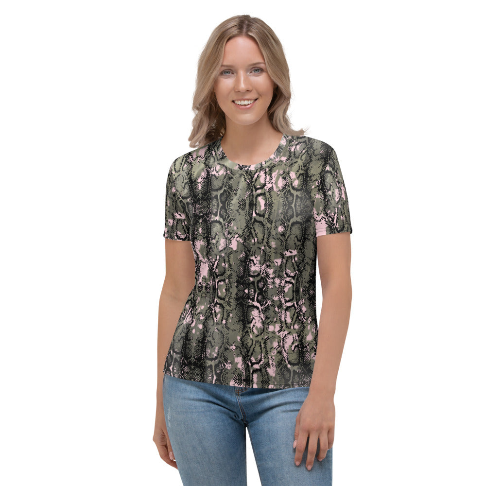 Macchie Rosa - T-Shirt Girocollo -