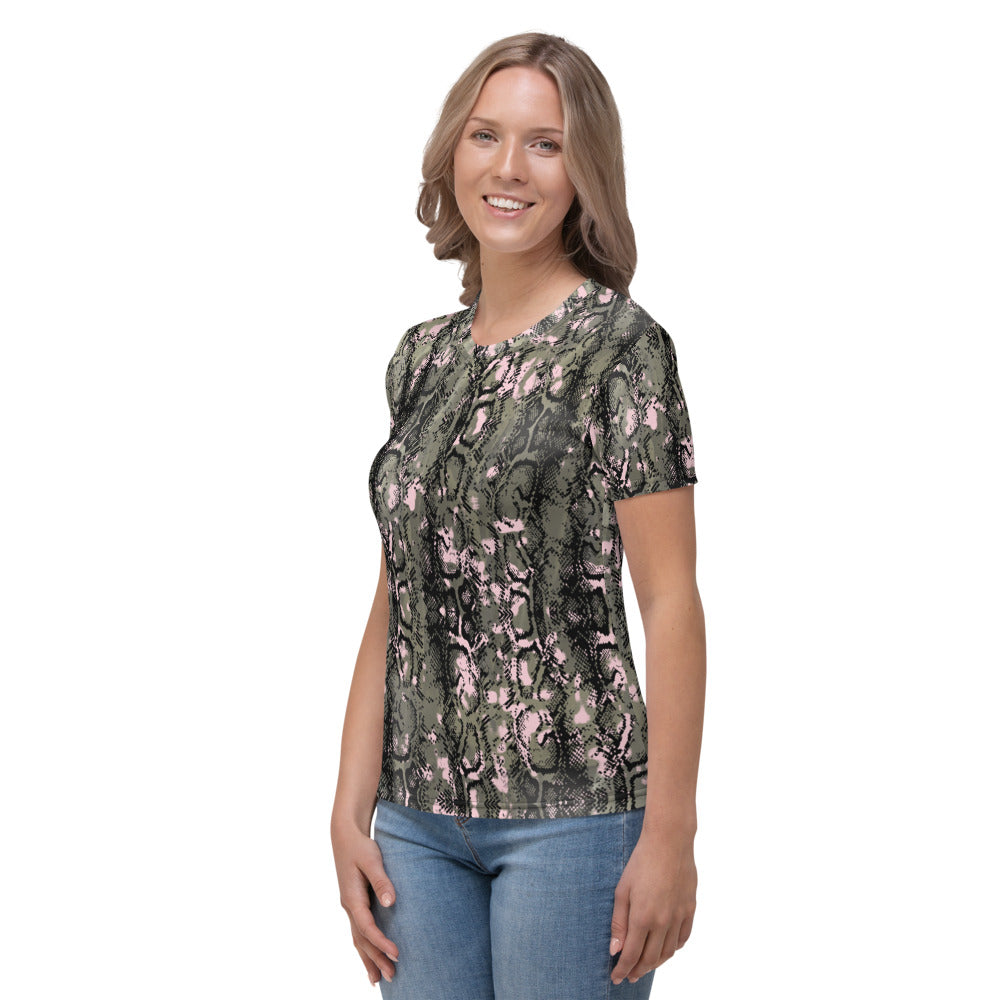 Macchie Rosa - T-Shirt Girocollo -