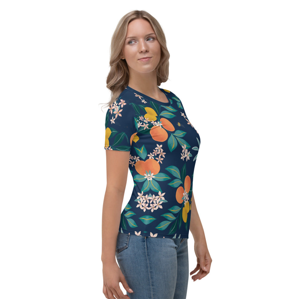 Agrumi - T-Shirt Girocollo Donna -