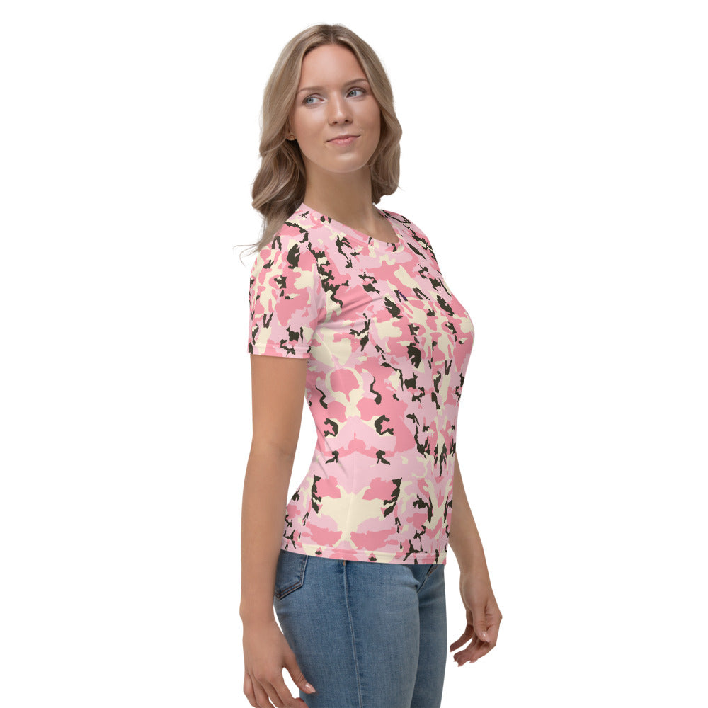 Camo Rosa - T-Shirt Girocollo -