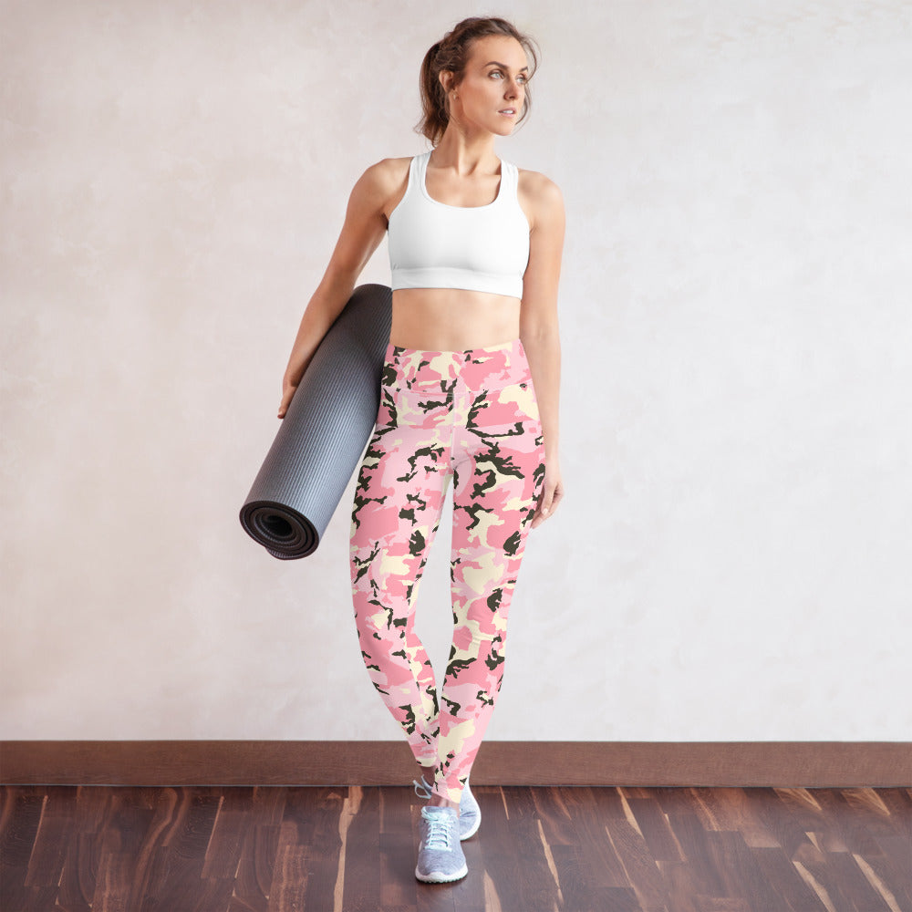 Camo Rosa - Yoga Leggings -