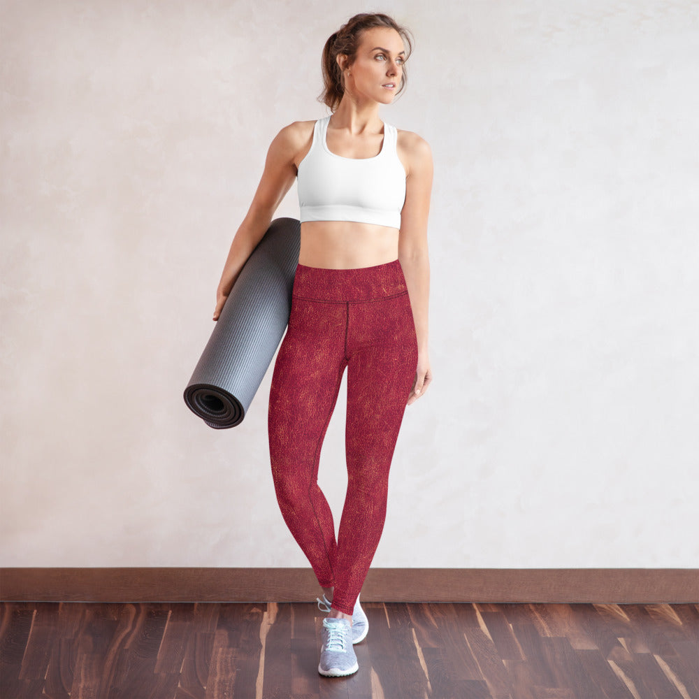 Rosso Pompei - Yoga Leggings -