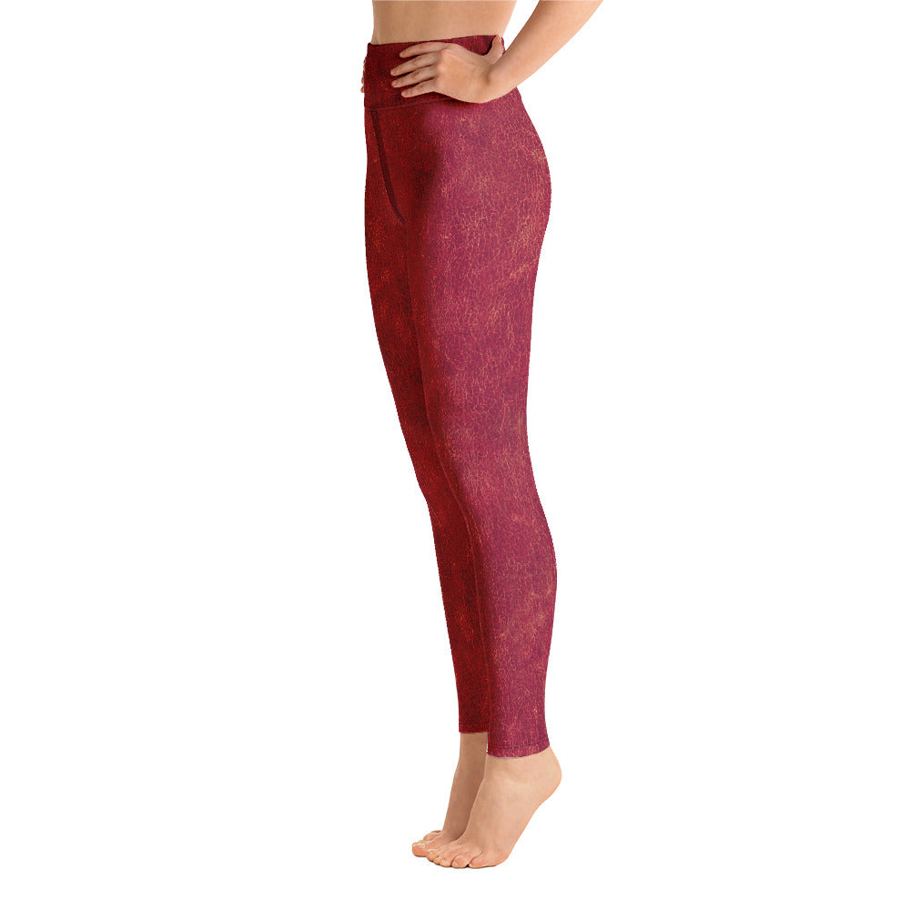 Rosso Pompei - Yoga Leggings -